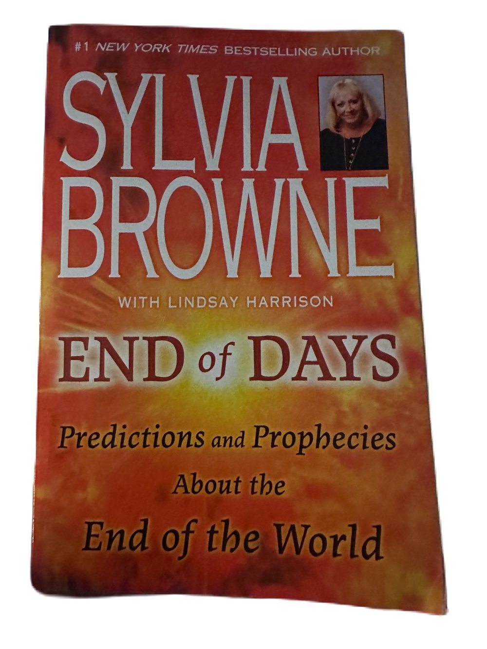 Sylvia Browne "End of Days" Paperback Book